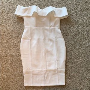 White Off Shoulder Dress